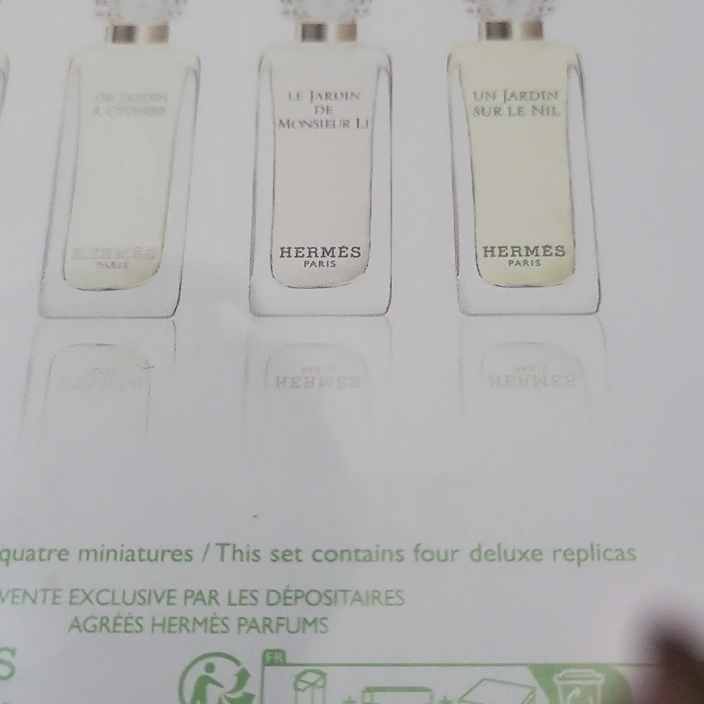 Hermes Sealed Box Fab 4 Deluxe Hermes Samples New And Fab Perfumes Paris - Picture 5 of 10